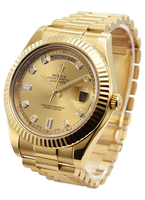 presidential rolex 41mm gold|Rolex president gold price.